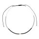 Collar canutillos negro x1u.