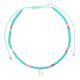 Collar canutillos turquesa x1u.