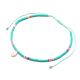Collar canutillos turquesa x1u.