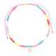Collar canutillos multicolor x1u.