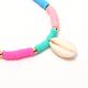 Collar canutillos multicolor x1u.