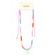 Collar canutillos multicolor x1u.