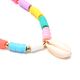 Collar canutillos con dije caracola x1u.