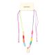 Collar canutillos con dije caracola x1u.