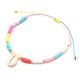 Tobillera multicolor x1u.