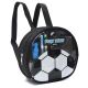 Mochila con Set libreria incluye cuaderno Pelota futbol Negro 21X8X19cm x1u.