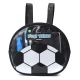 Mochila con Set libreria incluye cuaderno Pelota futbol Negro 21X8X19cm x1u.