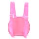 Mochila con Set libreria incluye cuaderno Unicornio en arcoiris Rosa 21X8X19cm x1u.