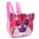 Mochila con Set libreria incluye cuaderno Kawaii momo 21X8X19cm x1u.