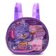 Mochila con Set libreria incluye cuaderno Gatito con orejitas 21X8X19cm x1u.