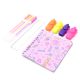 Mochila con Set libreria incluye cuaderno Heladito 21X7X25 cm x1u.