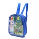 Mochila con Set libreria incluye cuaderno Dino skater Azul 21X7X25cm x1u.