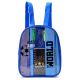 Mochila con Set libreria incluye cuaderno Futbol world Azul 21X7X25cm x1u.