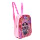 Mochila con Set Beauty Gatito con orejitas con Cepillo - Brocha - Scrunchie - Pincel - Kit esponjas