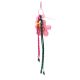 Llavero bag charm flowers 14cm x1u.