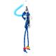 Llavero bag charm resorte y nudos 26cm x1u.