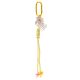 Llavero bag charm animales acrilico peine 25cm x1u.