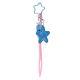 Llavero bag charm estrella sogas y canutillos 22cm x1u.
