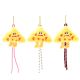 Llavero bag charm pizza peluche 20cm x1u.