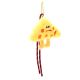Llavero bag charm pizza peluche 20cm x1u.
