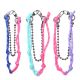 Llavero bag charm sogas y cadena 20cm x1u.