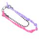 Llavero bag charm sogas y cadena 20cm x1u.