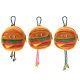 Llavero bag charm buger monedero 10x10cm x1u.