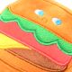 Llavero bag charm buger monedero 10x10cm x1u.