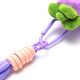 Llavero bag charm eggplant peluche 13cm x1u.