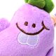 Llavero bag charm eggplant peluche 13cm x1u.
