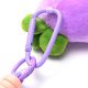 Llavero bag charm eggplant peluche 13cm x1u.
