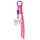 Llavero bag charm moño doble soga 22cm x1u.
