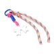 Llavero bag charm moño doble soga 22cm x1u.