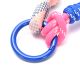 Llavero bag charm moño doble soga 22cm x1u.
