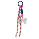 Llavero bag charm moño doble soga 22cm x1u.