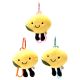Llavero bag charm lemon peluche 13cm x1u.