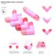 Brillo labial corazon duo x24u