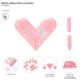 Brillo labial duo corazon x24u