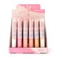 Iluminador en crayon y brillo labial x24u