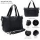 Weekender bag 50x28x14 cm con cinta trasera para carry on. bolsillos internos y trasero 19.5 pulg -