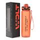 Botella deportiva con pico retractil y agarre 1000ml; x1u