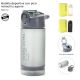 Botella deportiva con pico retractil y agarre 550ml; x1u
