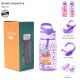 Botella infantil pico retractil y agarre 480 ml; x1u