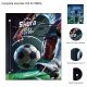 Carpeta escolar N3 Futbol x1u.