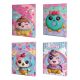 Cuaderno abrochado 48 hojas 80 grs tapa flexible Hello Nena x1u.