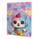 Cuaderno abrochado 48 hojas 80 grs tapa flexible Hello Nena x1u.