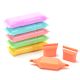 Set de resaltadores en bolsa transparente tapa caramelo x6 u.