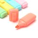 Set de resaltadores en bolsa transparente x6 u..