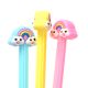 Lapicera arcoiris varios colores tinta azul x48 u.