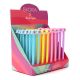 Lapicera arcoiris varios colores tinta azul x48 u.
